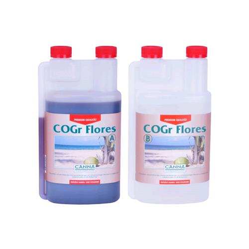 CANNA COGR FLORES A+B 2X1L - PER COCCO PRESSATO/COCCO BRICKS