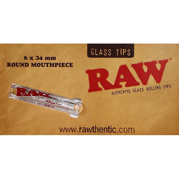 Raw glass tip
