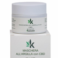 Maschera argilla  con CBD -50 ML (kannodol)