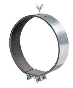 Fascetta per condotta con gomma interna CZN